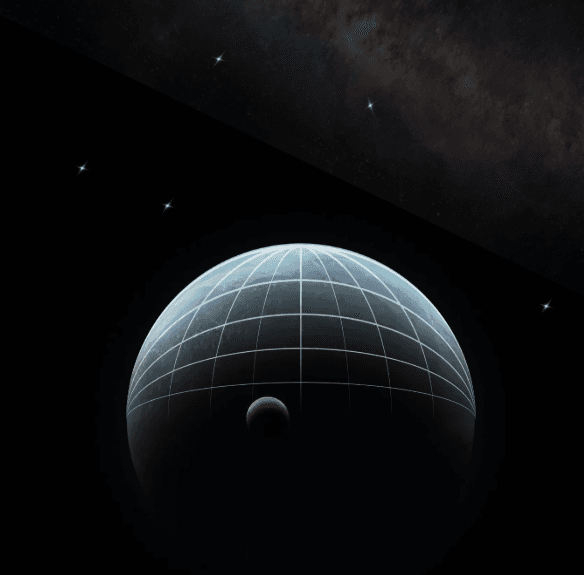 A satellite over Earth, representing the OKAPI:Orbits blog