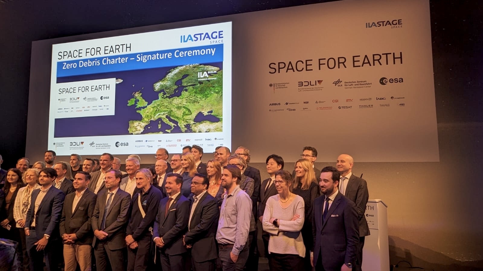 OKAPI:Orbits team at ILA 2024 Zero Debris Charter signing
